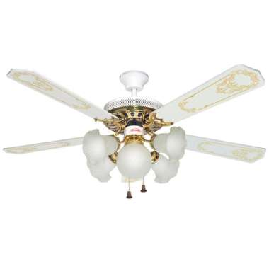 Uchida CF-110 - Ceiling Fan 52inch Putih 5Lampu Putih