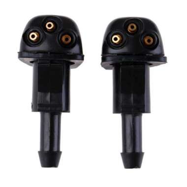 JFactory Nozzle Air Wiper Kaca Mobil Spray Nozzle 2 PCS Hitam