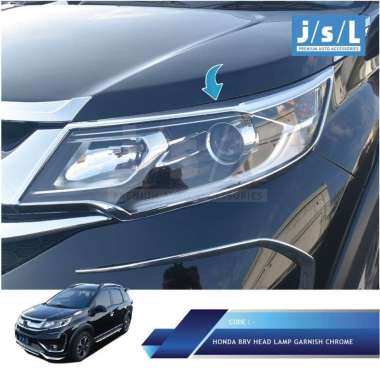 Honda BRV Garnish Lampu Depan Krom JSL/Head Lamp Garnish Chrome