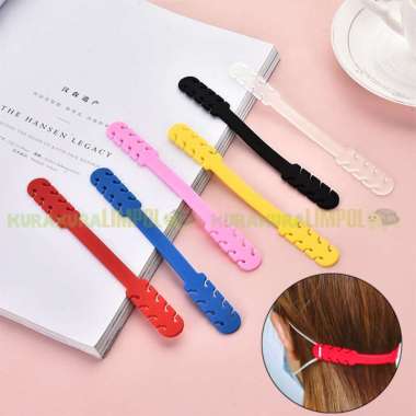 Pengait Masker Konektor Tali Masker Strap Kepala Hijab Karet Silikon