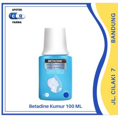 Betadine Moutwash & Gargle 100 ml - Betadine Kumur Antiseptik