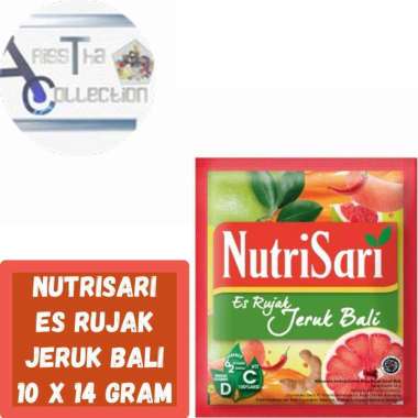 Nutrisari Sachet 14 Gram 10 Pcs Es Rujak Jeruk Bali