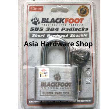 Kunci Gembok Pintu Gudang Pagar 70mm BLACKFOOT Gembok Anti Maling Anti Karat Anti Potong 50 mm