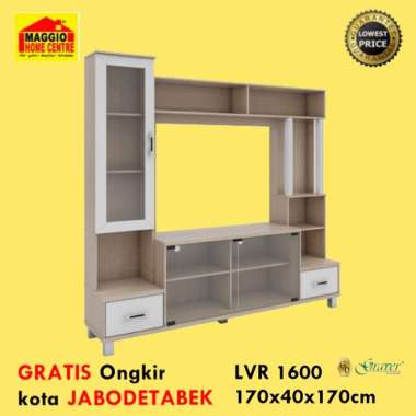 LEMARI TV UKURAN BESAR - RAK TV - LEMARI DISPLAY TV - LVR 1600 -GRAVER