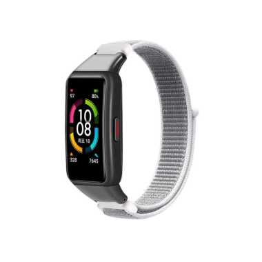 Silver tech Strap Nylon Huawei Band 6 Honor Band 6 Nylon strap Tali Pengganti Nylon Untuk Huawei Ban
