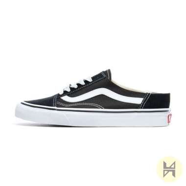 white striped vans
