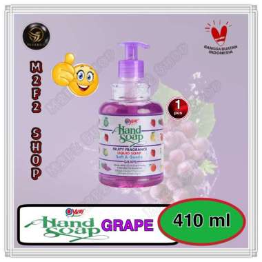 Yuri Hand Soap Aroma Anggur Botol Pump - 410 ml (Kemasan Satuan)