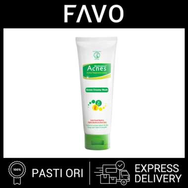 Facial Wash Acnes Creamy 100 gr - Sabun Cuci Muka
