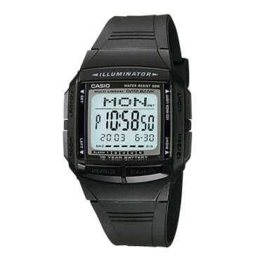 CASIO ORIGINAL - CASIO DB-36-1AV - JAM TANGAN PRIA JAM PRIA - RUBBER CASIO DB-36-1A DB 36 1A 36 DB36
