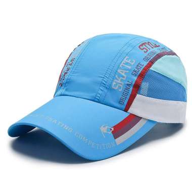 Baseball cap : SKATE STYLE - Topi baseball topi pria topi wanita quick dry One Size BLUE