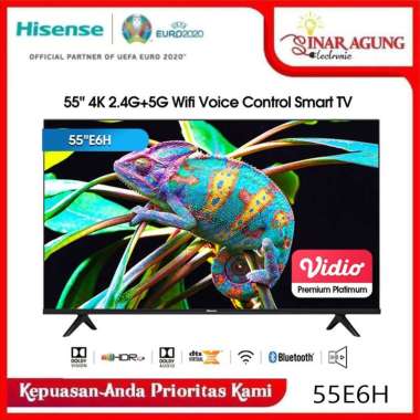 HISENSE LED TV ANDROID SMART NEW TYPE 100% ORI 55E7G 55Inch