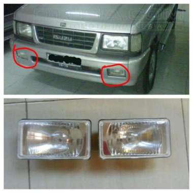 Foglamp Panther Kotak 1 Set Clear
