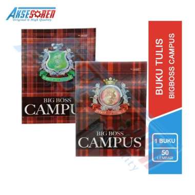 Buku Tulis Sekolah Bigboss 50 Lembar 1 Buku - Buku Catatan Harian SD SMP SMA Kuliah - Alat Tulis Per