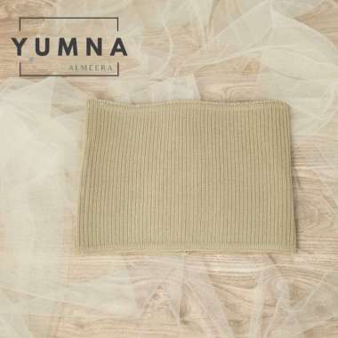 Bandana Rajut 1 Warna Premium By Umama Scarf, Inner Ciput Rajut UMAMA Premium CHOCOMILK