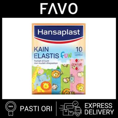 Perban Luka - Hansaplast Plaster Junior Fun - 10 Sheets