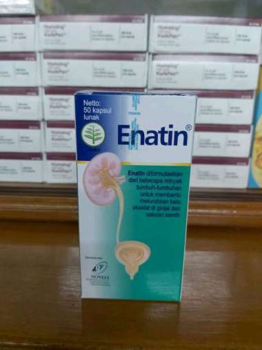 Novell Enatin Suplemen Kesehatan [50 Kapsul/ Kemasan Botol]