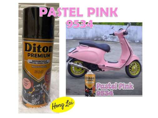 Cat Pilox Diton Premium 9534 Warna Pastel Pink Merah Muda 400ml