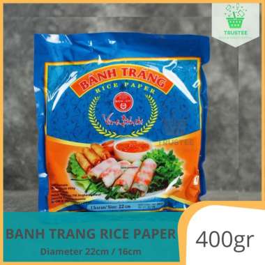 Banh Trang Vietnam Rice Paper 400gr 22cm - Kulit Lumpia Vietnam - Spring Roll - Salad Wrap