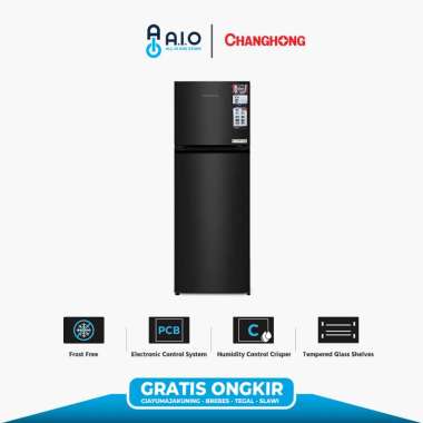 CHANGHONG - KULKAS 2 PINTU - FTM355NB PROMO GRATIS ONGKIR