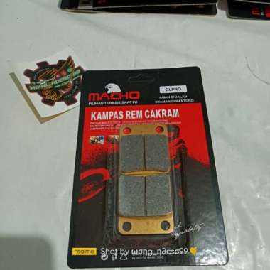 Kampas Rem Cakram Diskpad depan GLPRO GL PRO PNP klx belakang.