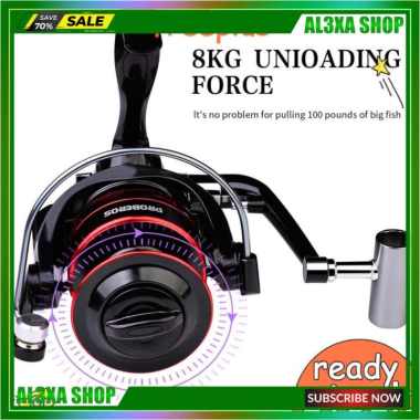 Metal Spinning Fishing Reel Long Casting Freshwater Wheel Fishing
