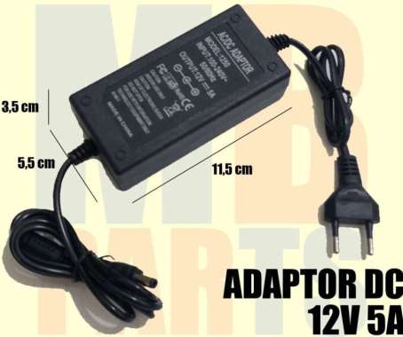 Adaptor 12 Volt 5 Amper Murni Untuk Pompa DC