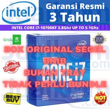 Intel Core i7-10700KF i7 10700KF 3.8Ghz Up To 5.1Ghz