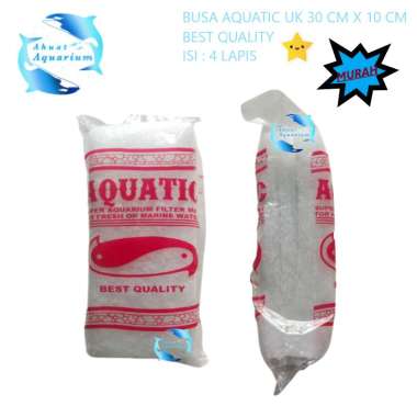 KAPAS BUSA FILTER 4 LAPIS AQUATIC AQUARIUM BUSA FILTER AQUARIUM
