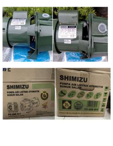 mesin pompa air jetpump shimizu 268 bit sumur dalam tanpa tabung