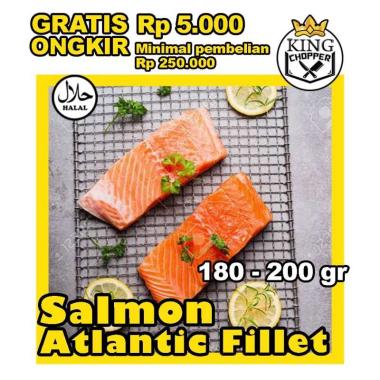 IKAN SALMON FILLET FROZEN FRESH SEGAR NORWEGIAN BELLY MURAH TROUT FISH STEAK BEKU BONELESS DAGING 20