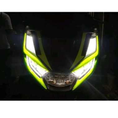 Stiker alis atas bawah honda PCX 160 KUNING
