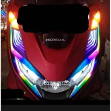 Stiker alis atas bawah honda PCX 160 RGB