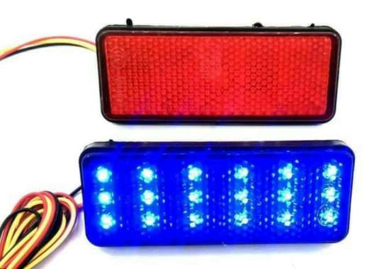 Lampu rem kotak Lampu stop led model kotak variasi lampu led kotak 2 mode motor yamaha Aerox Nmax Xm
