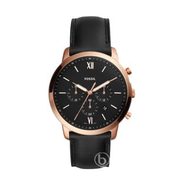 Fossil Neutra Chronograph Original Jam Tangan Pria - Black gold [FS5381] Black Gold