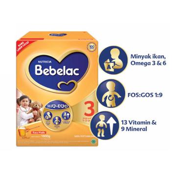 Promo Harga Bebelac 3 Susu Pertumbuhan Madu 1800 gr - Blibli