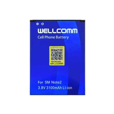 Wellcomm BATTERY DOUBLE IC For Samsung Galaxy Note 2 Original