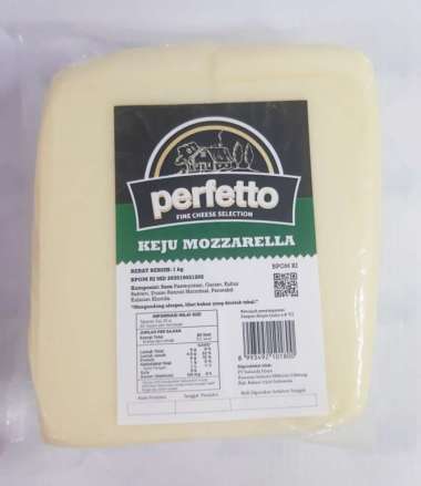 Keju Mozzarella Perfetto 1KG / Mozarella Cheese