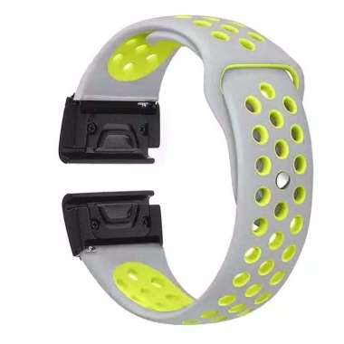Tali jam DOT Garmin Fenix 6 Pro 5 Plus s60 s62 D2 935 945 MARQ 22mm GREY YELLOW