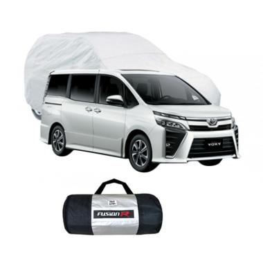 FUSION R Sarung Mobil Toyota Voxy Putih WATERPROOF Tasla Korean Import [ Cover Mobil Toyota Voxy ] -