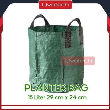 Planter Bag 15L Easy Grow 29 x 24 cm Tebal Pot Tanaman Polibag 15 Liter Kantong Karung