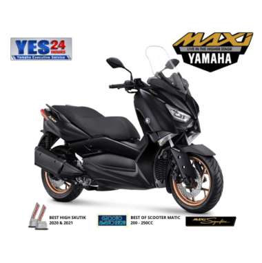Yamaha XMAX Sepeda Motor [VIN 2022/ OTR Surabaya] Matte Black Surabaya