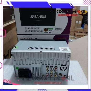 Head Unit Double Din MP5 Deckless Sansui SA5201i Mirror Link Hitam