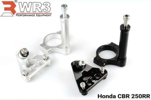 Bracket Stabilizer Steering Damper Honda CBR 250RR 16-Up WR3 Black