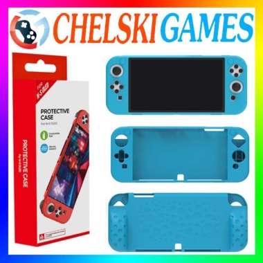 Chelski Games - Dobe Silicone Protective Case Nintendo Switch Oled TNS-1135 BLUE