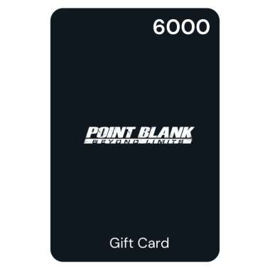 Point Blank Beyond Limit Gift Card PB Cash 6000
