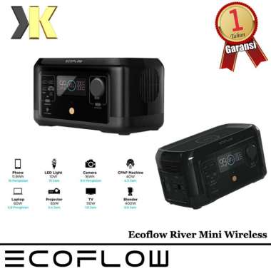 Ecoflow RIVER Mini Wireless Garansi Resmi
