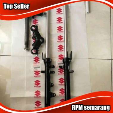 Shock depan plus segitiga atas bawah Satria Fu - Satria Hiu - Barong Original - Mph001913