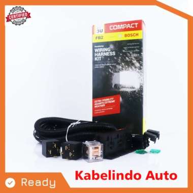 KABEL RELAY SET BOSCH FB2 LAMPU DEPAN HEADLAMP H4 MOBIL 3 RELAY 100 % ORIGINAL Multicolor