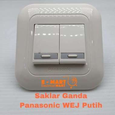 Saklar Ganda / Saklar Double Panasonic WEJ Series / Saklar Seri GROSIR