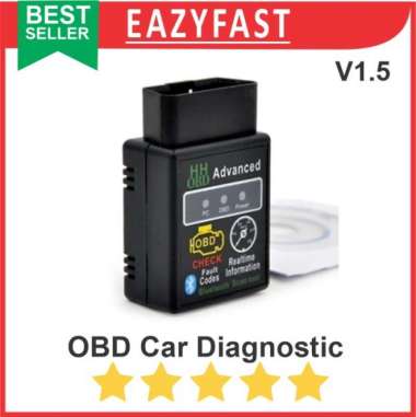 OBD2 OBD 2 1.5 v1.5 Alat Scan Scanner Mobil Wifi Bluetooth ELM327 ECU